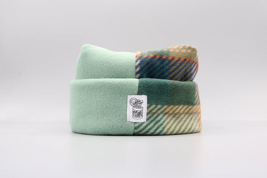 Sage/Green and Orange Plaid