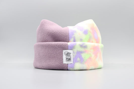Purple/Purple-Peach-Green Tie-Dye