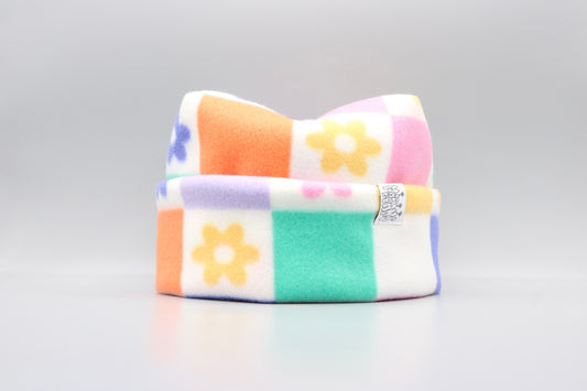 Rainbow Checkered Flowers