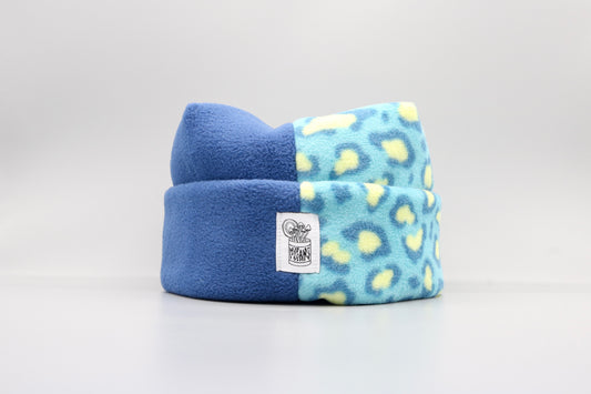 Blue/Blue Cheetah Print