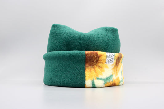 Evergreen and Sunflowers