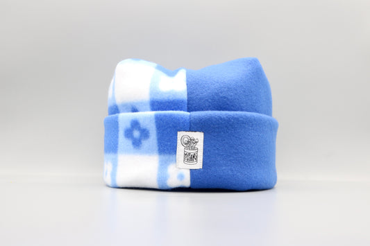 Blue Checkered Flowers/Blue