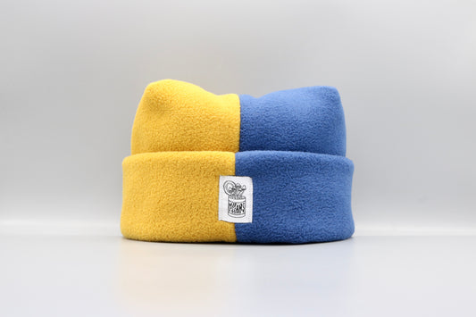 Mustard/Blue
