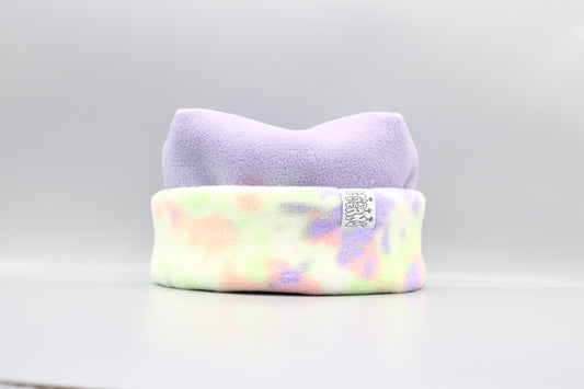 Lavender and Green-Peach-Purple Tie-Dye