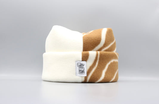 Cream/Brown Swirls