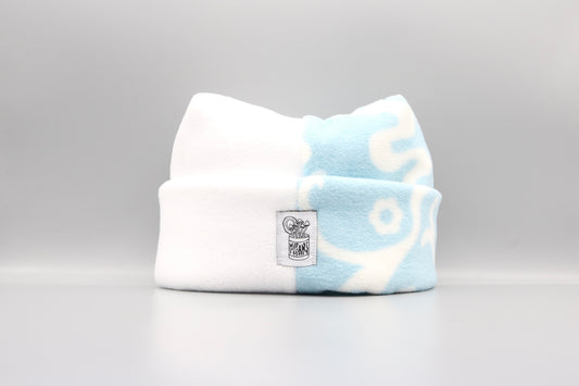 White/Blue and White Pattern