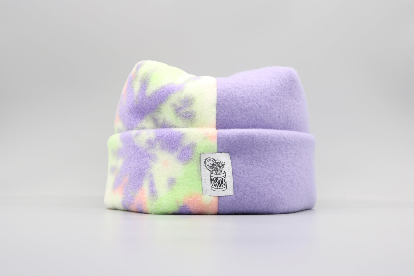 Purple-Green-Peach Tie-Dye/Lavender