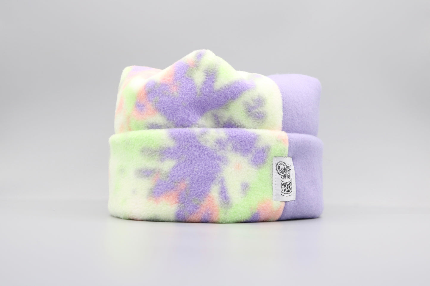 Purple-Green-Peach Tie-Dye/Lavender