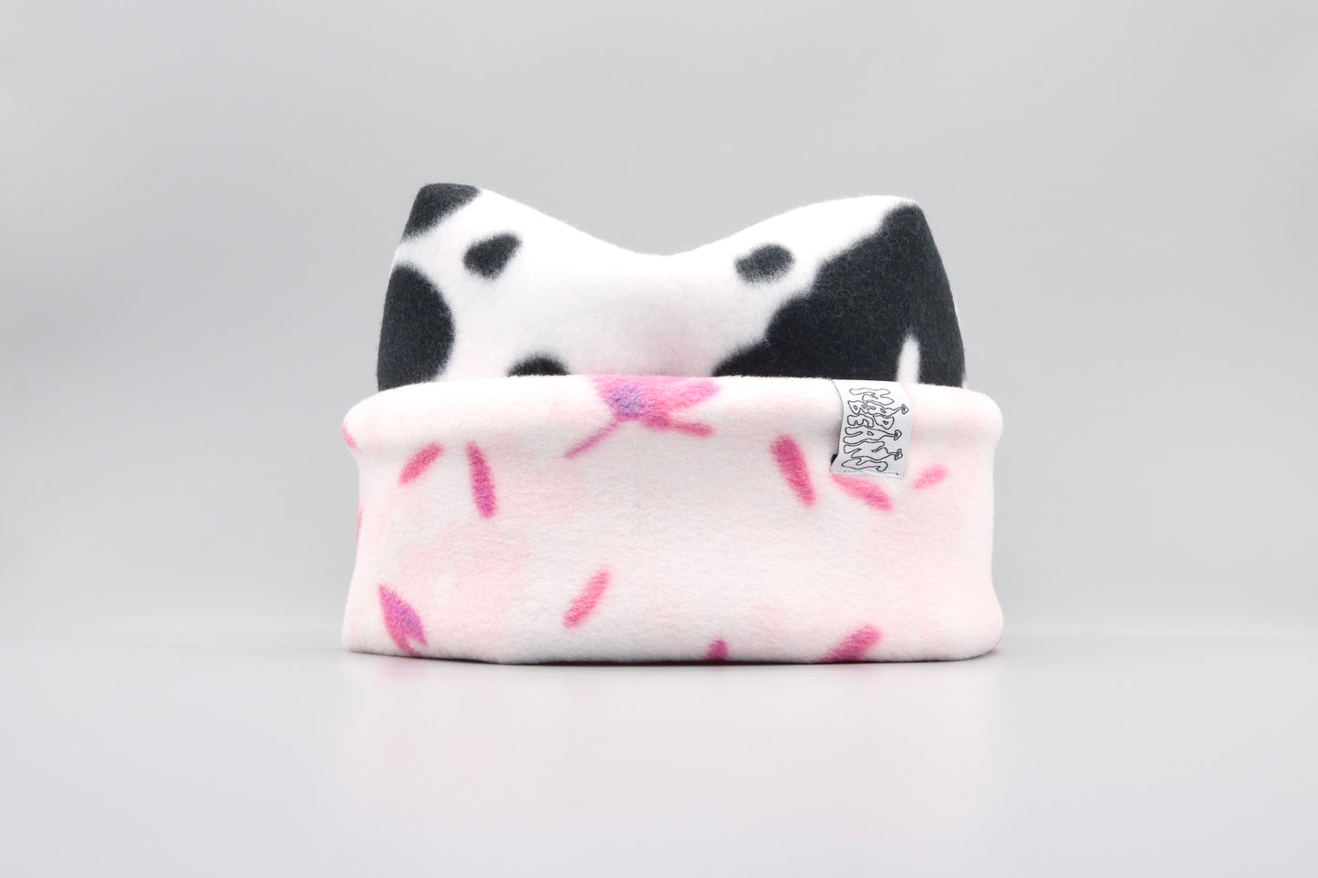 Cow Print and Pink Flowers