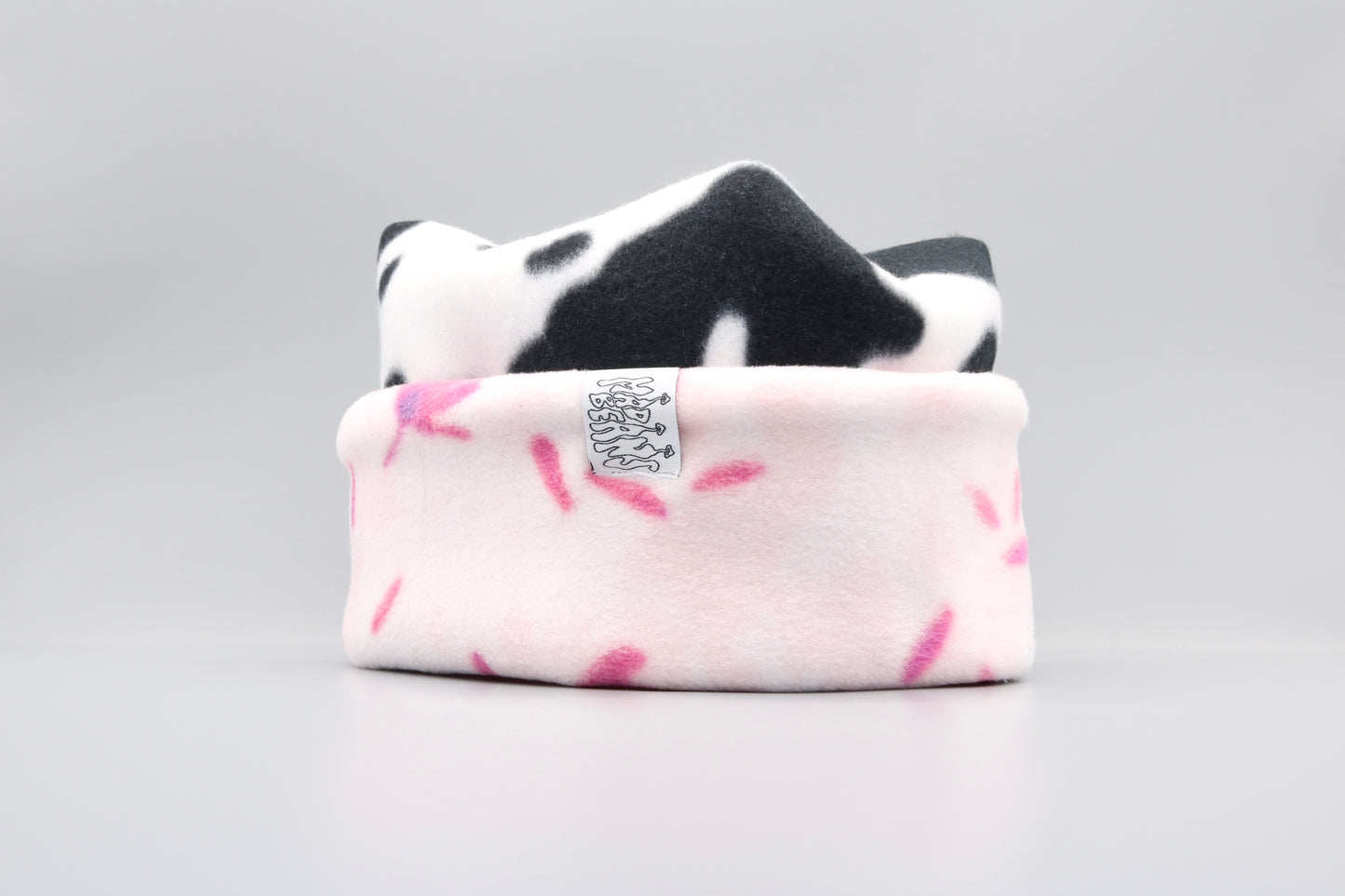 Cow Print and Pink Flowers