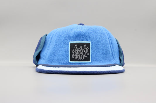 Fleece Ear Flap Cap - Blue