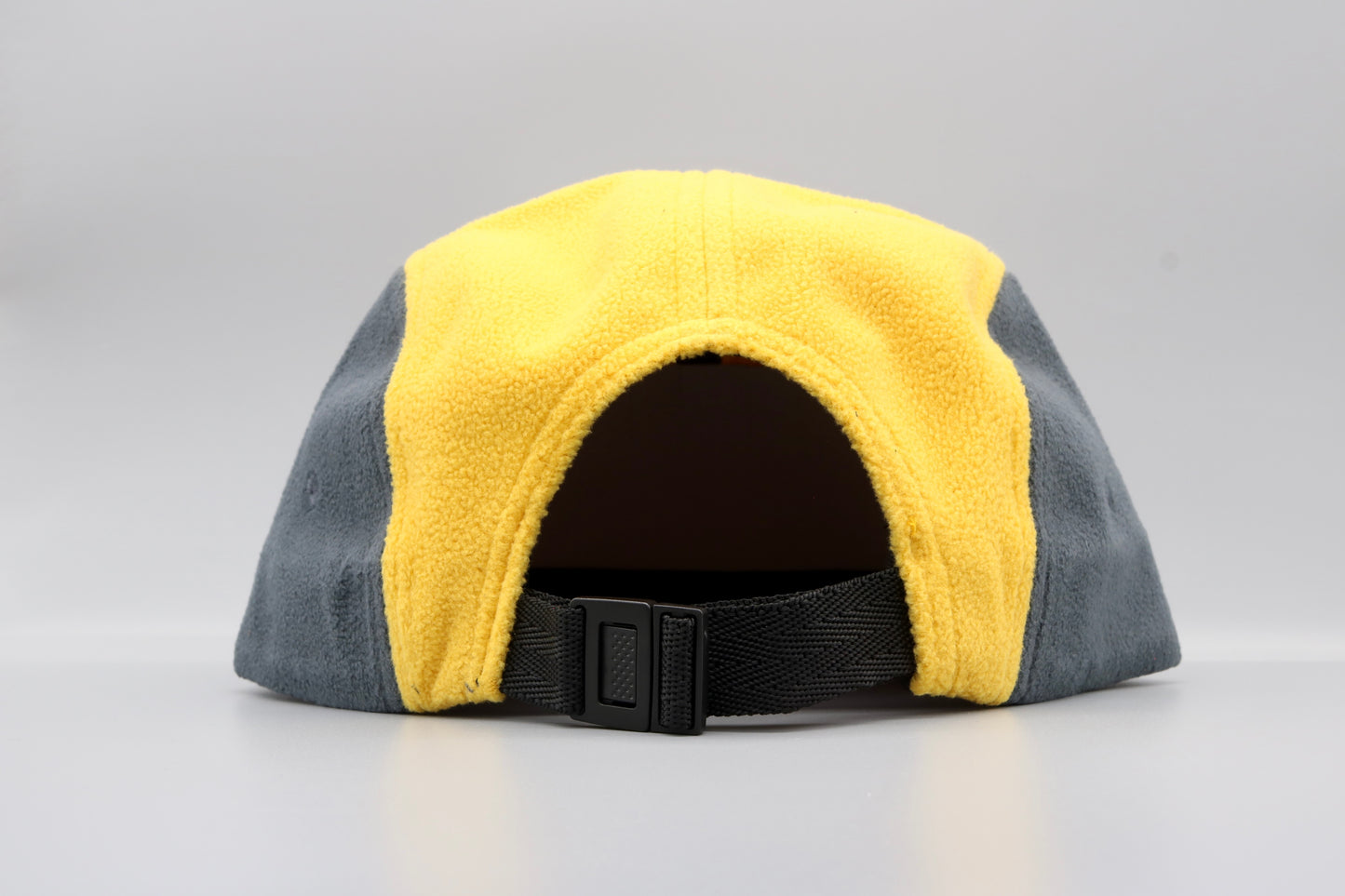 Fleece 5 Panel Cap - Blue, Yellow, Red