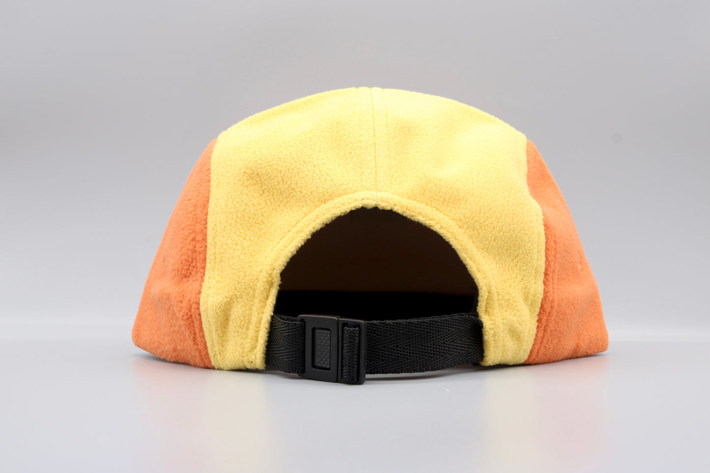 Fleece 5 Panel Cap - Orange, Yellow, Pink