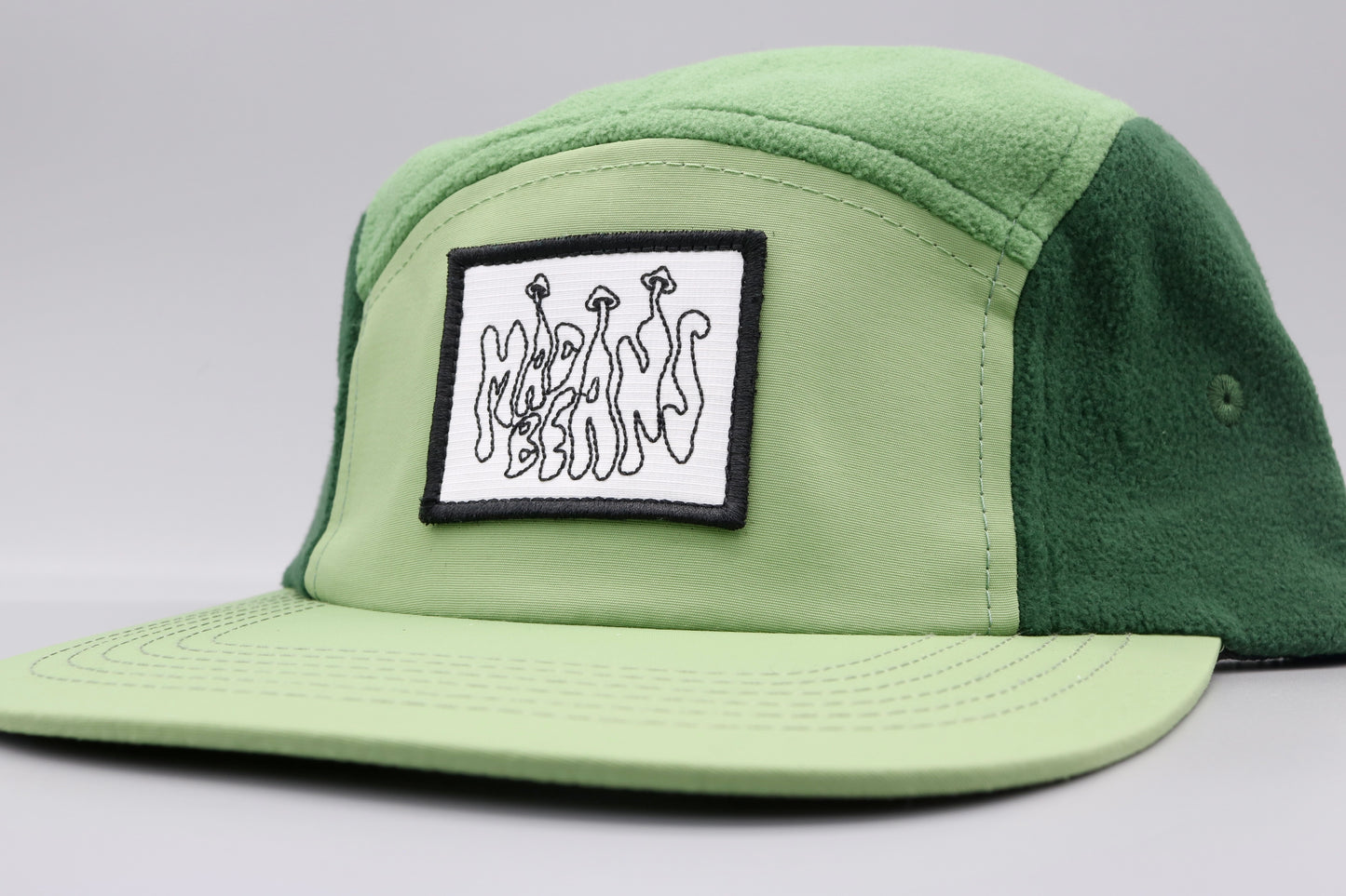 Fleece 5 Panel Cap - Green