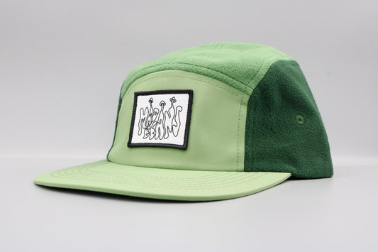 Fleece 5 Panel Cap - Green