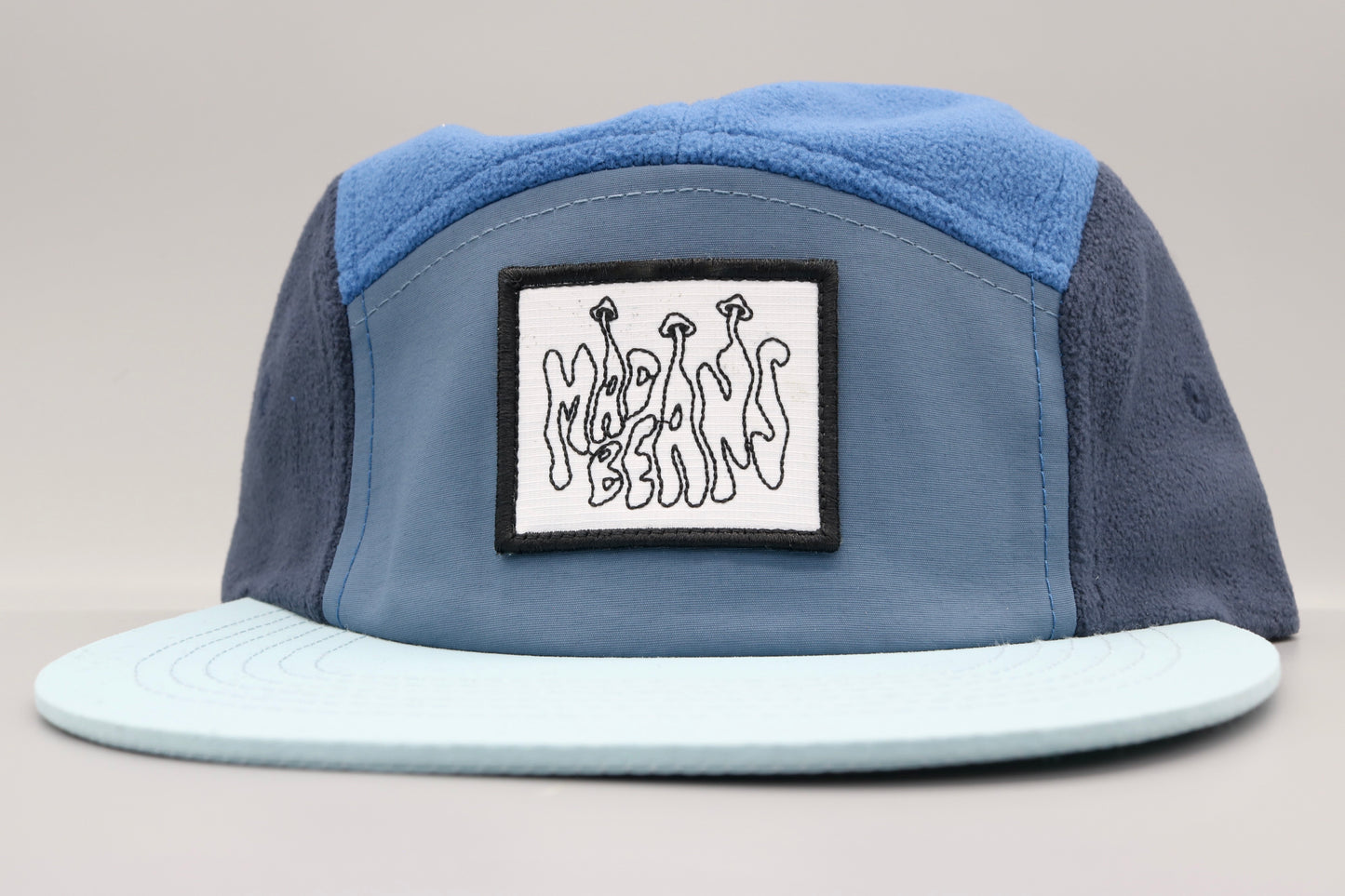 Fleece 5 Panel Cap - Blue