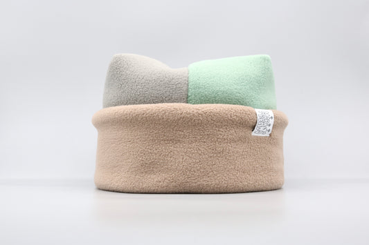 Gray, Sage, and Light Brown