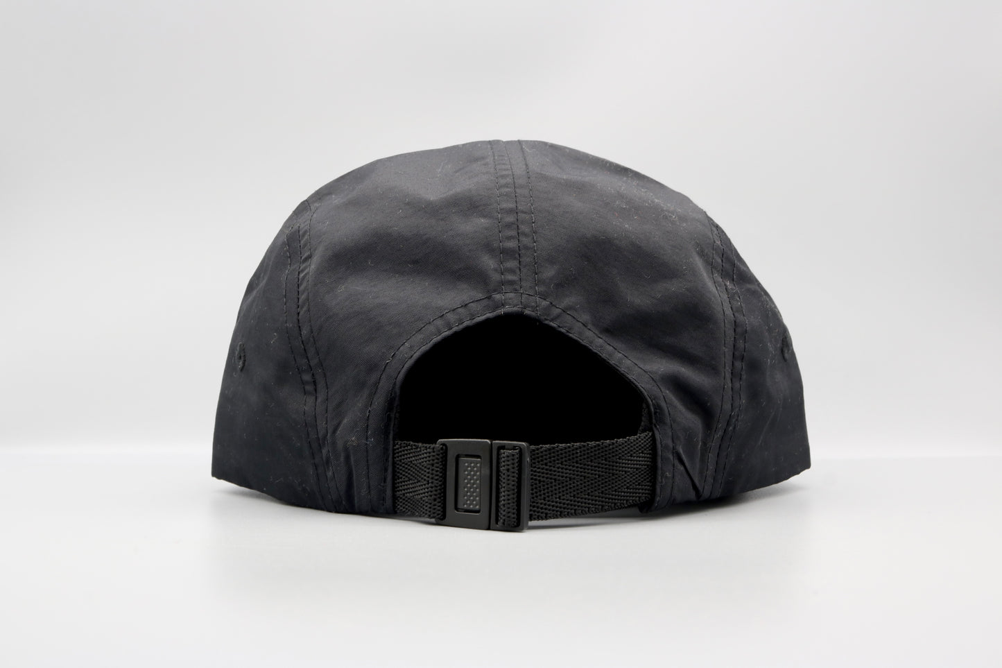 Nylon 5 Panel Cap - Black