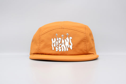 Nylon 5 Panel Cap - Burnt Orange