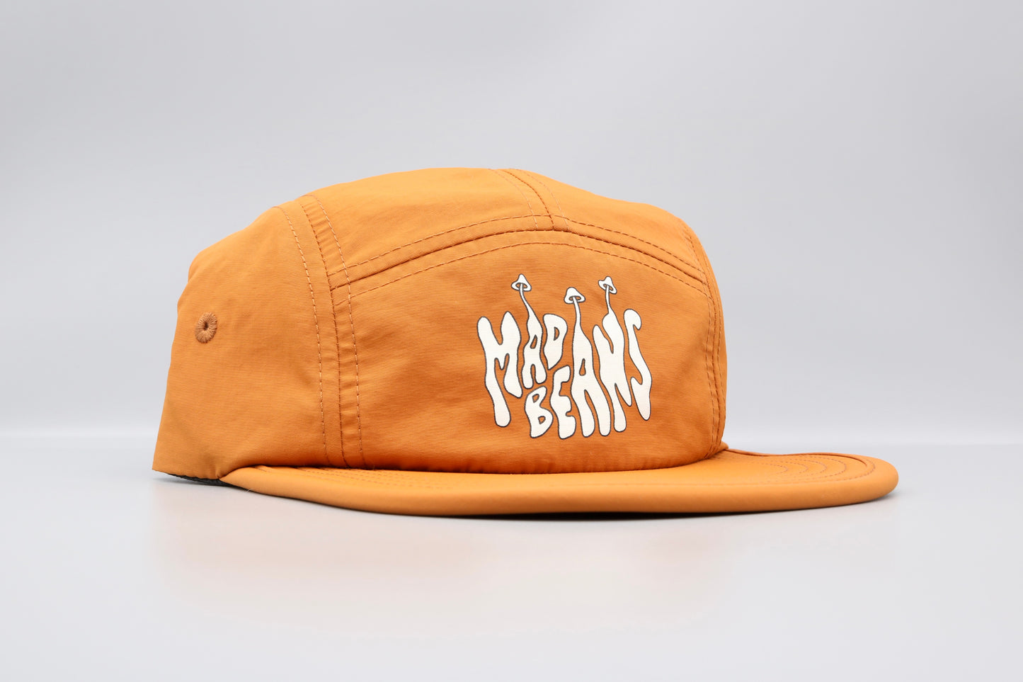 Nylon 5 Panel Cap - Burnt Orange