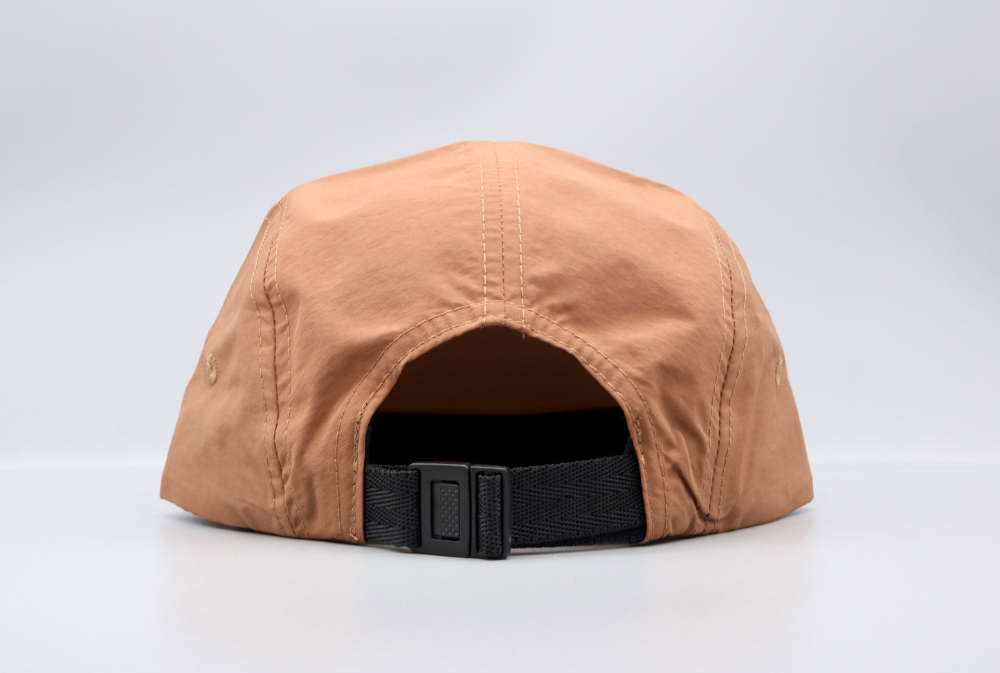 Nylon 5 Panel Cap - Brown