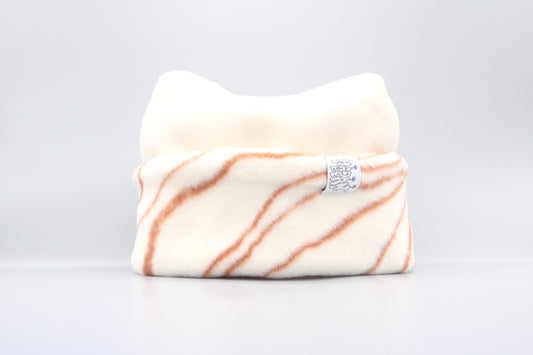 Cream and Orange Swirls