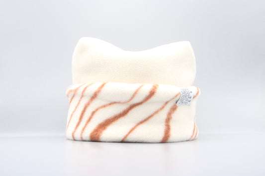Cream and Orange Swirls