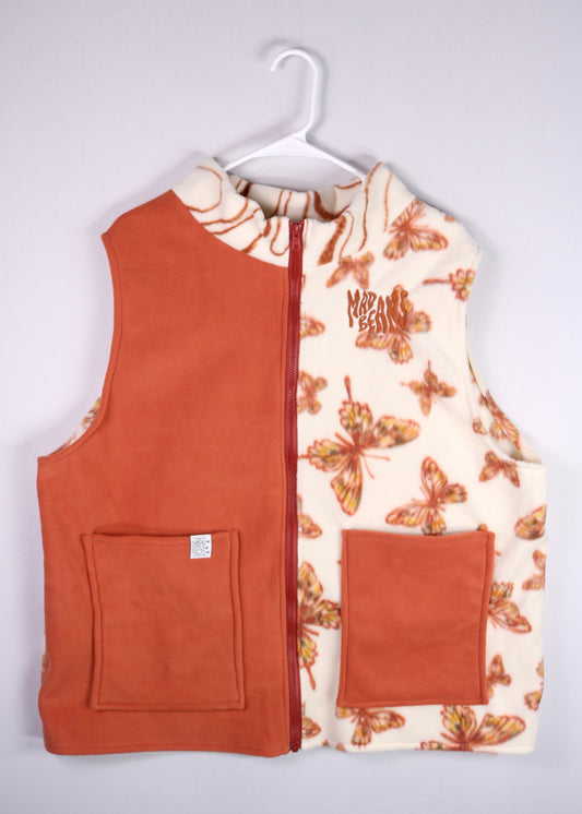S/M - Burnt Orange and Butterflies