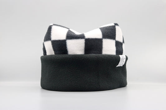 Checkered and Black