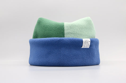 Evergreen, Sage, and Blue