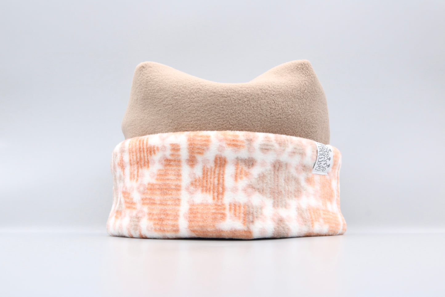 Light Brown and Orange Print