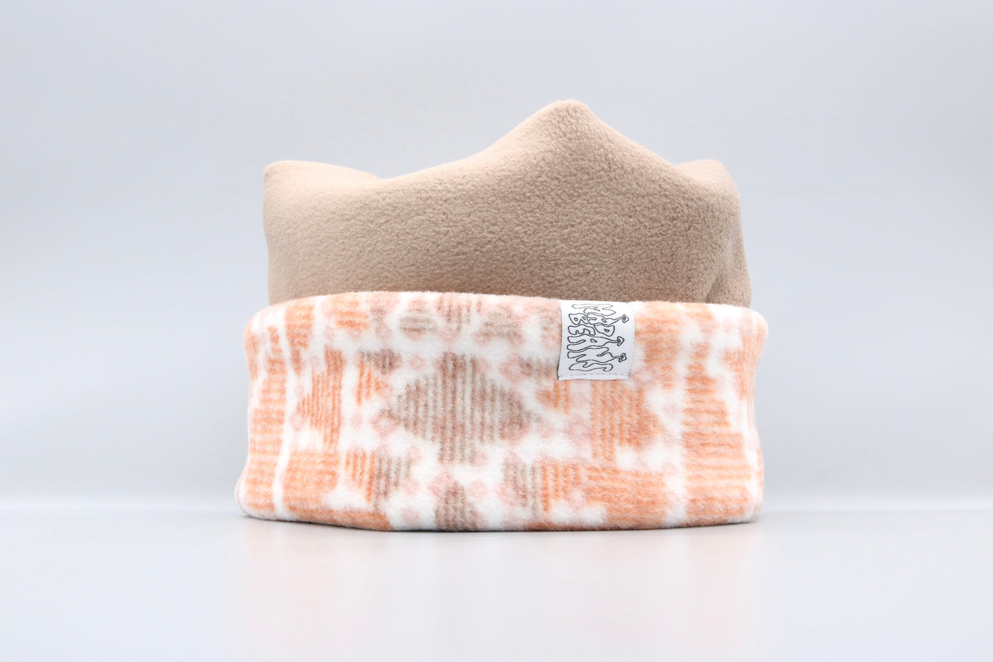 Light Brown and Orange Print