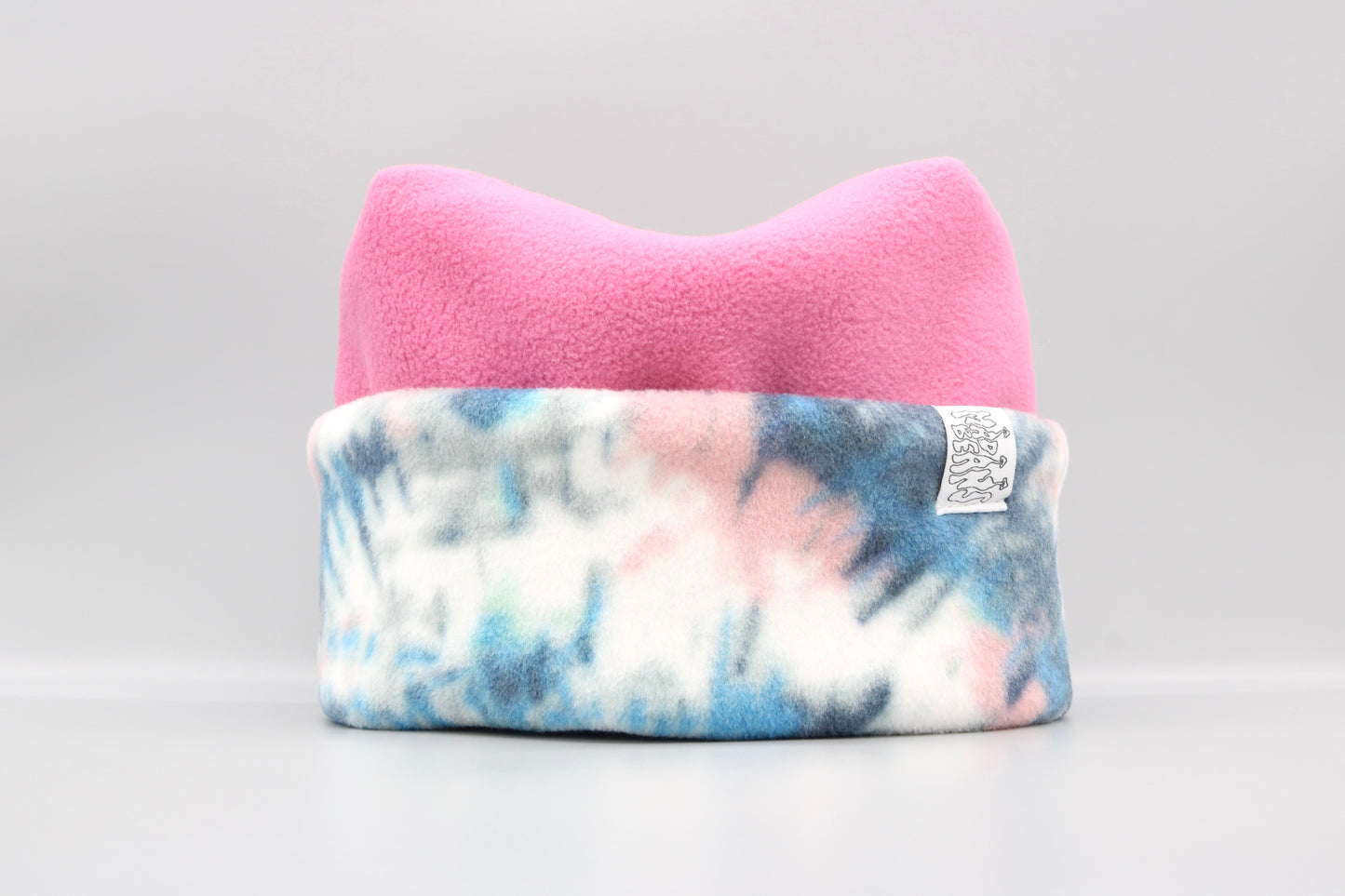 Pink and Blue and Pink Tie-Dye