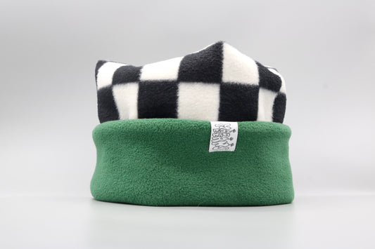 Checkered and Evergreen