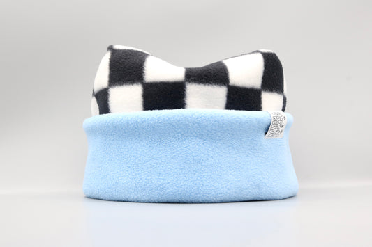 Checkered and Baby Blue