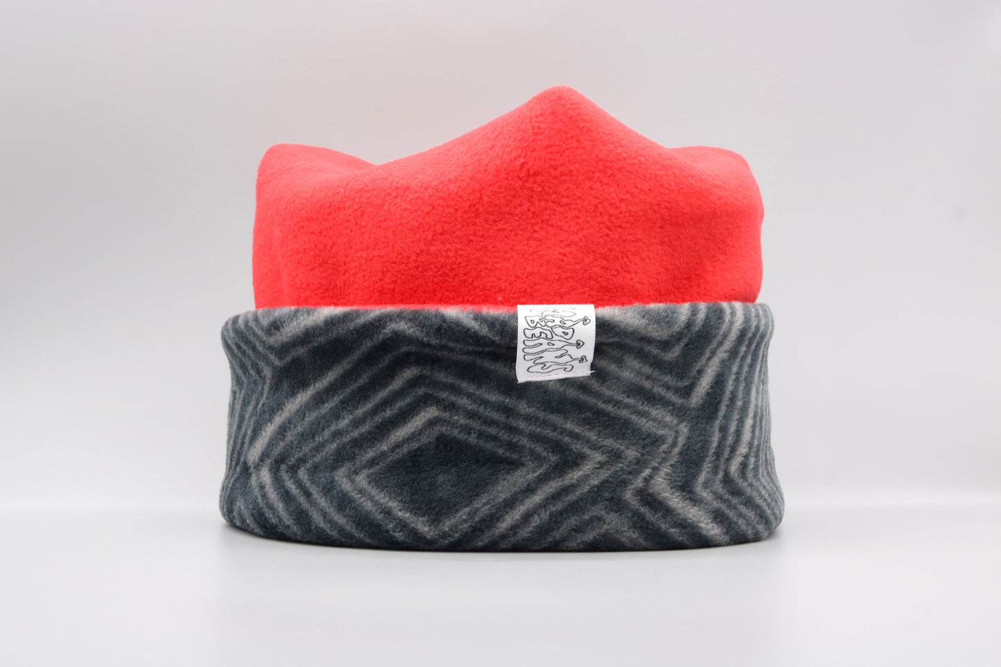 Red and Gray Geometric Pattern