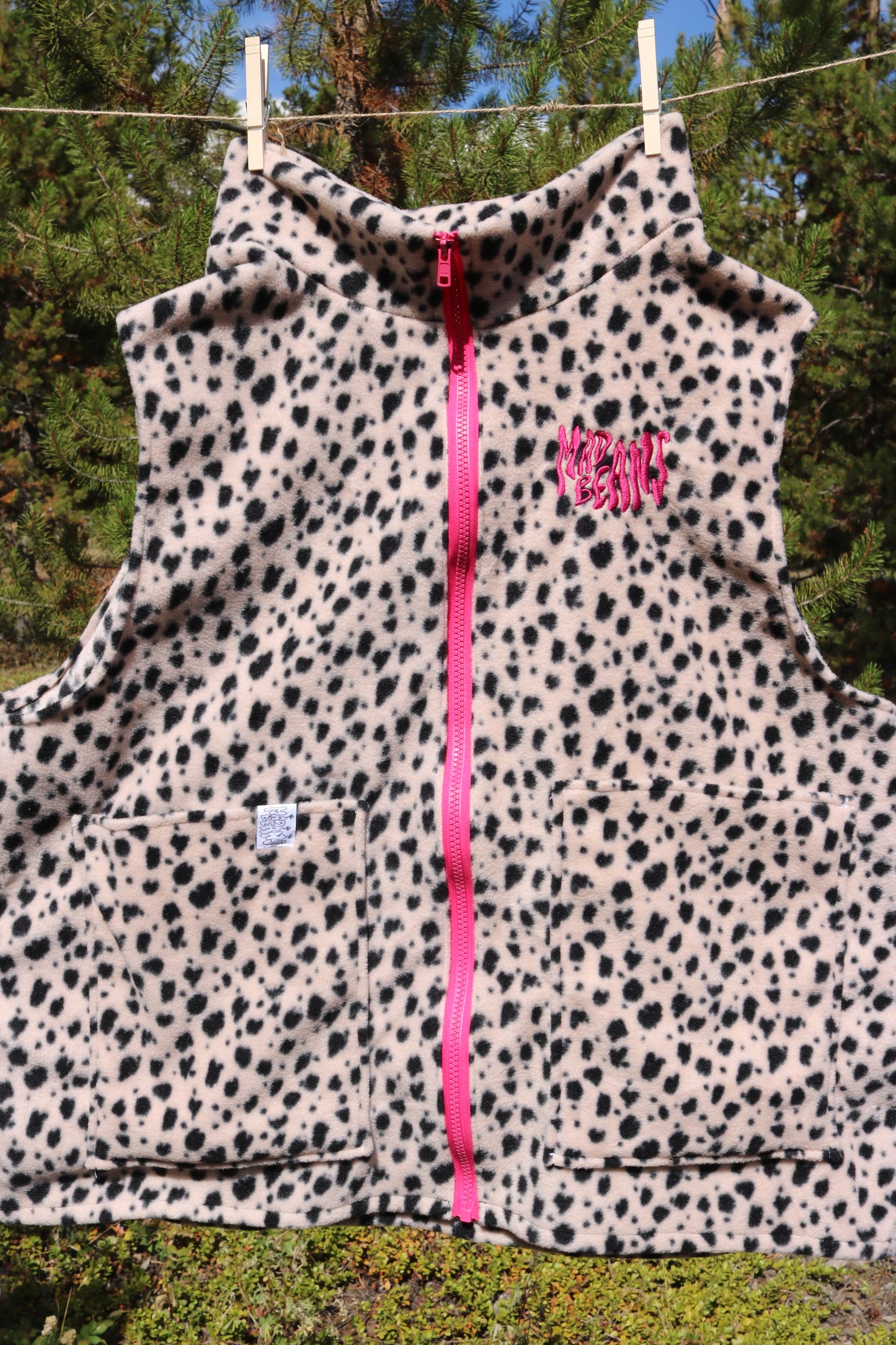 S/M - Animal Print and Hot Pink