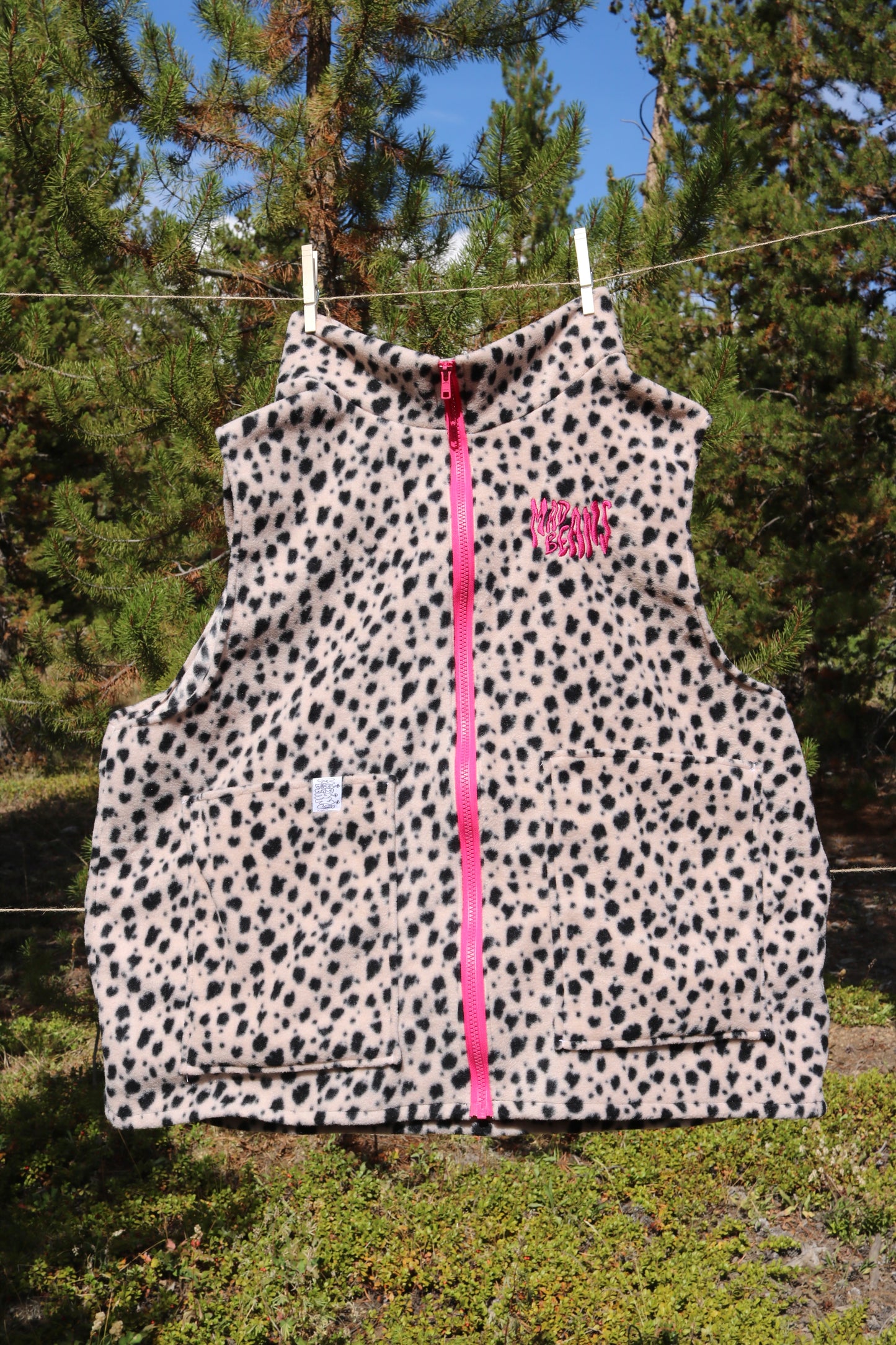 S/M - Animal Print and Hot Pink
