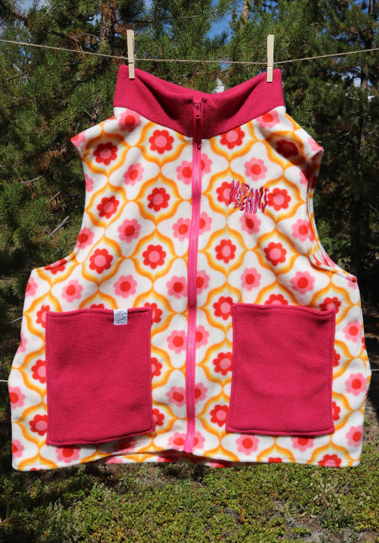S/M - Pink and Orange Flowers