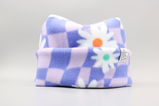 Purple Checkered Flowers