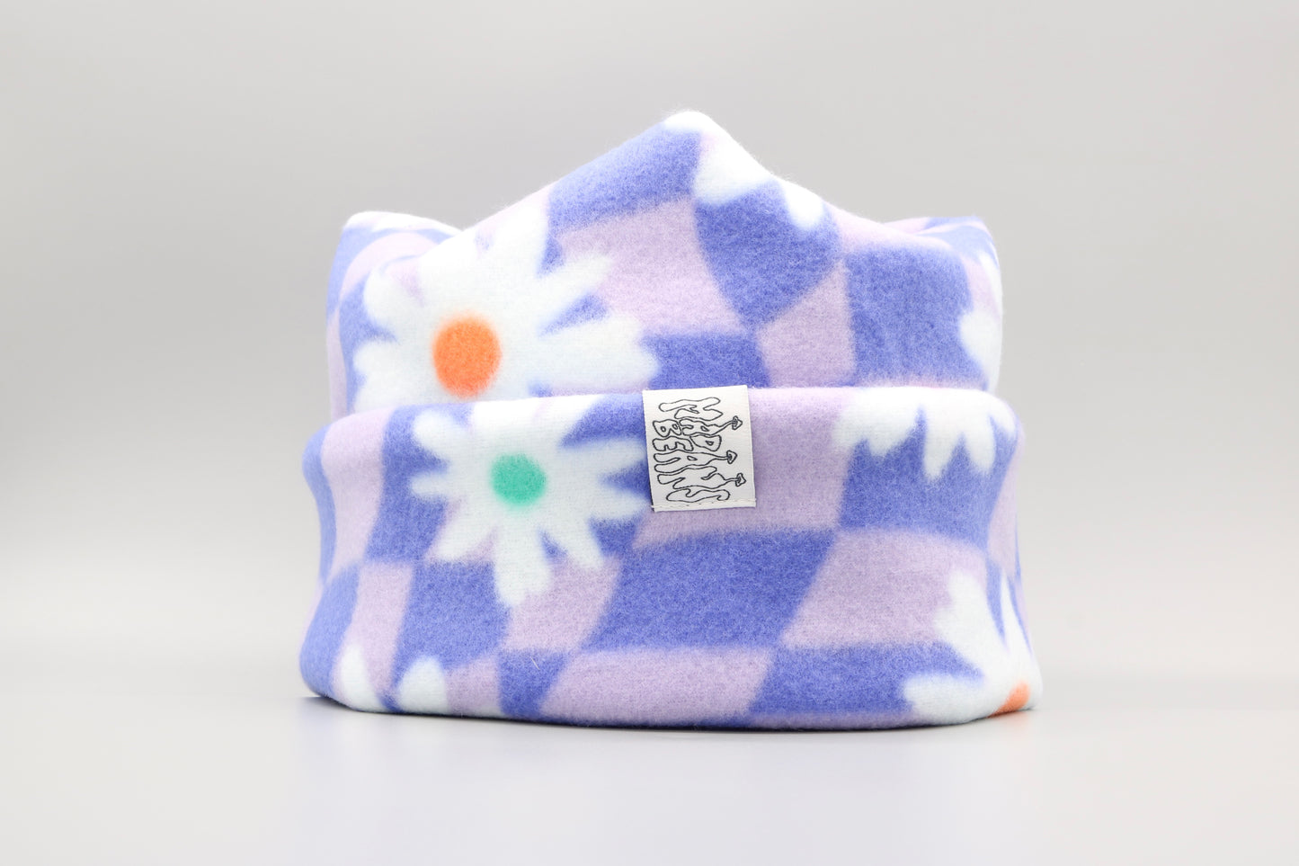 Purple Checkered Flowers
