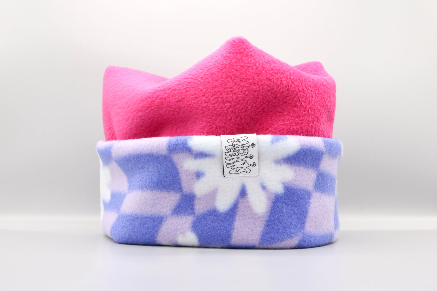 Pink and Checkered Flowers