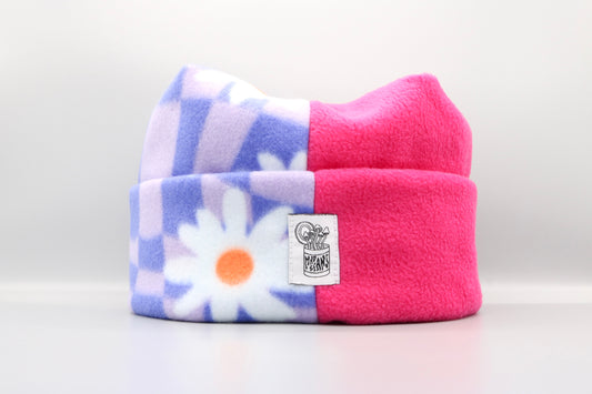 Checkered Flowers/Pink