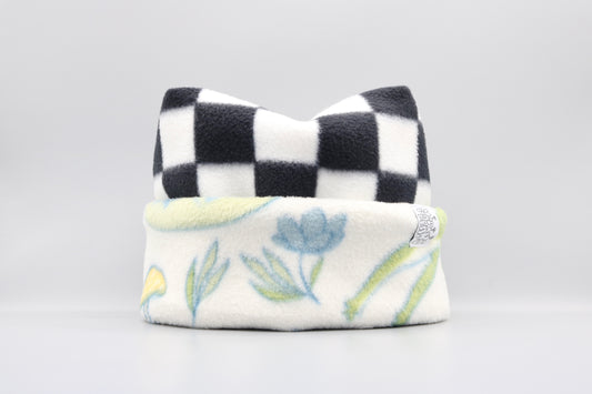 Checkered and Mushies and Frogs