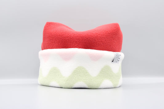 Red and Rainbow Squiggly Lines