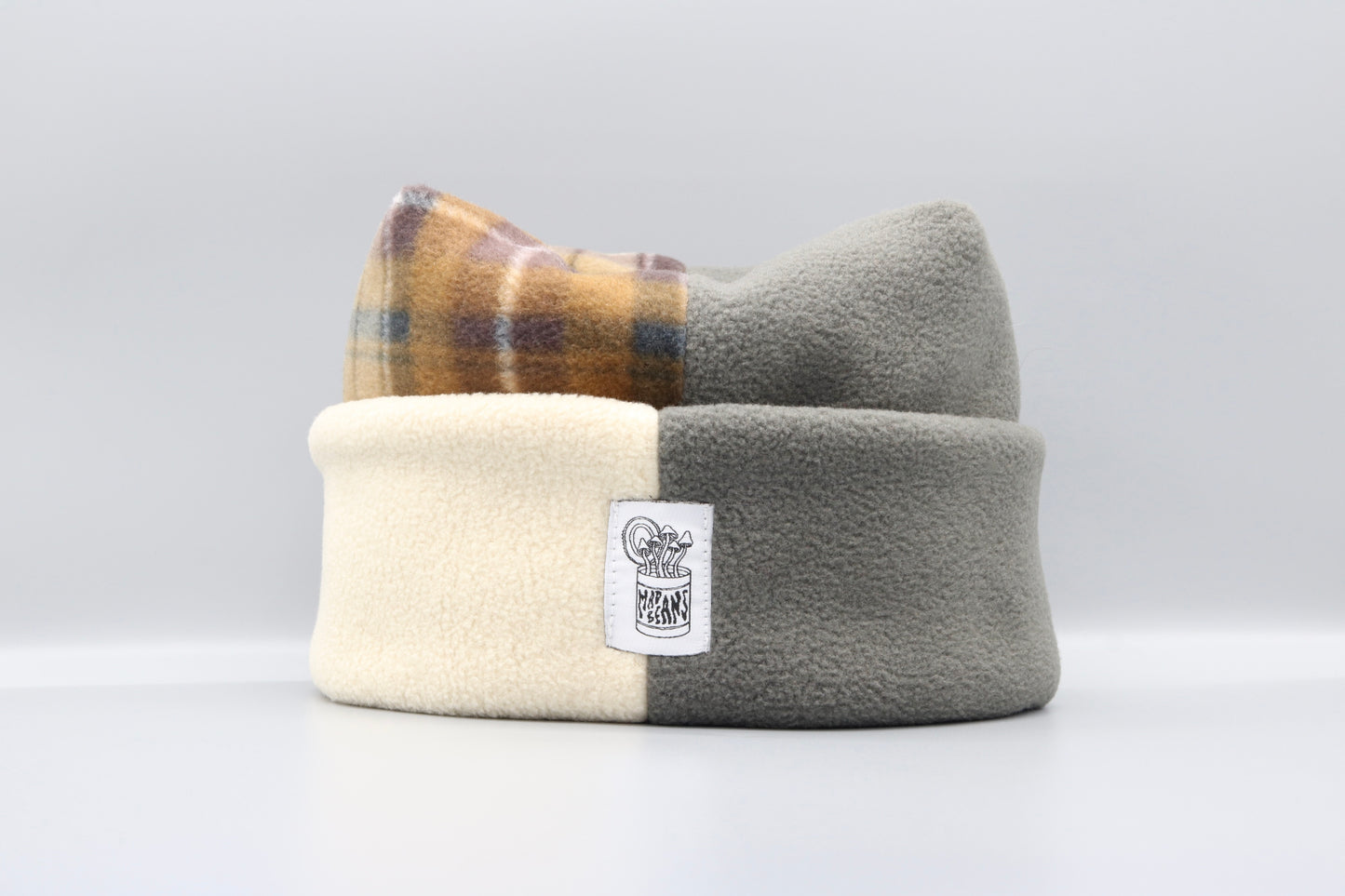 Brown Plaid, Cream, and Gray