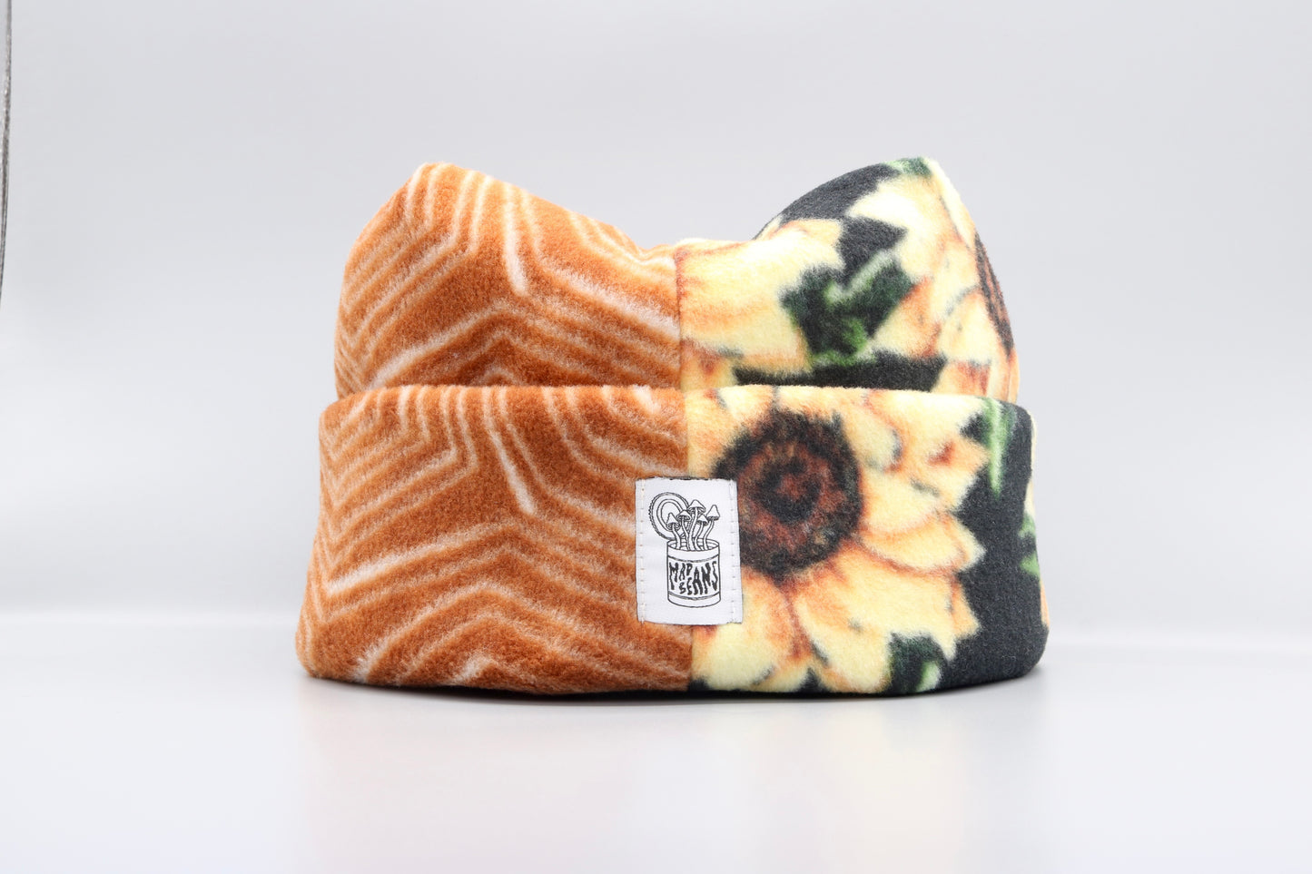 Orange Geometric Pattern/Sunflowers