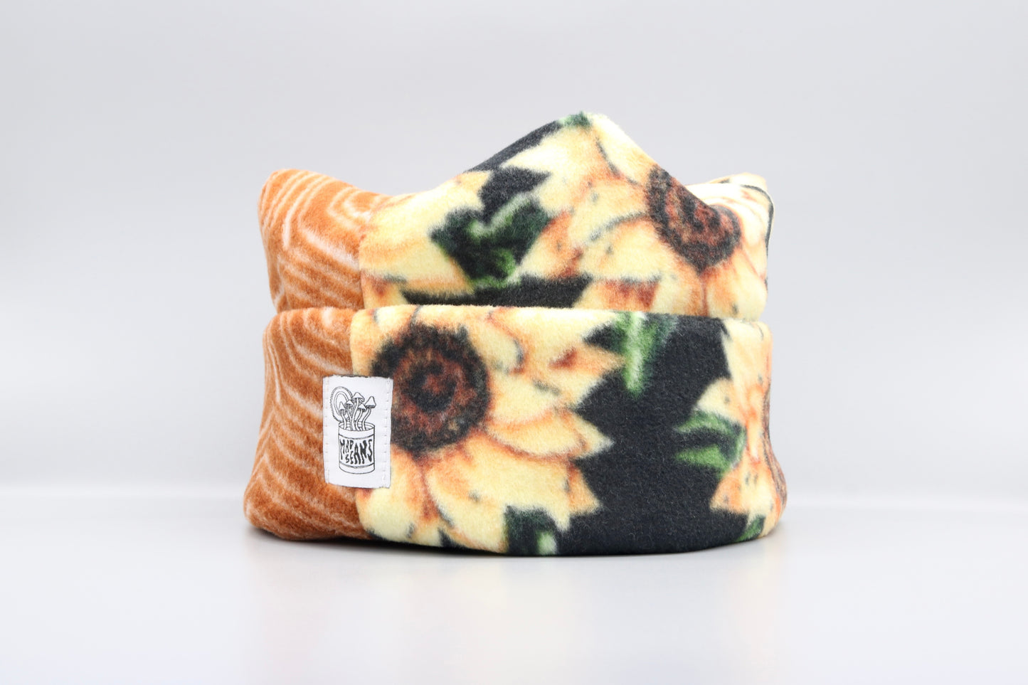 Orange Geometric Pattern/Sunflowers