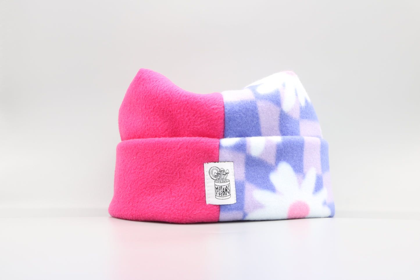 Hot Pink/Purple Checkered Flowers