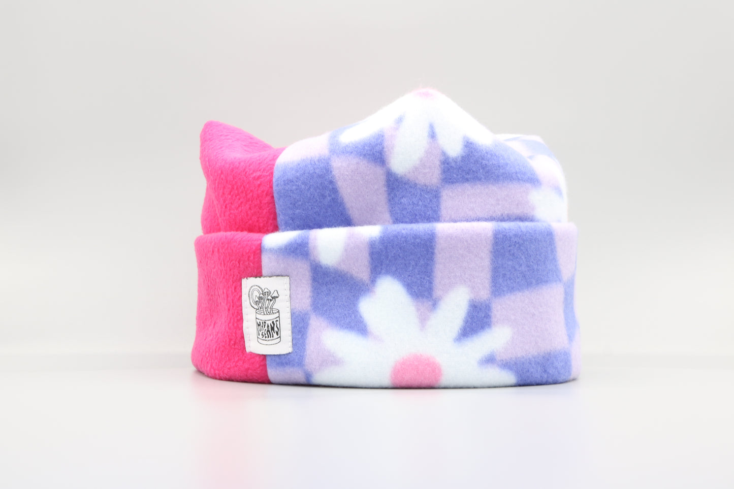 Hot Pink/Purple Checkered Flowers
